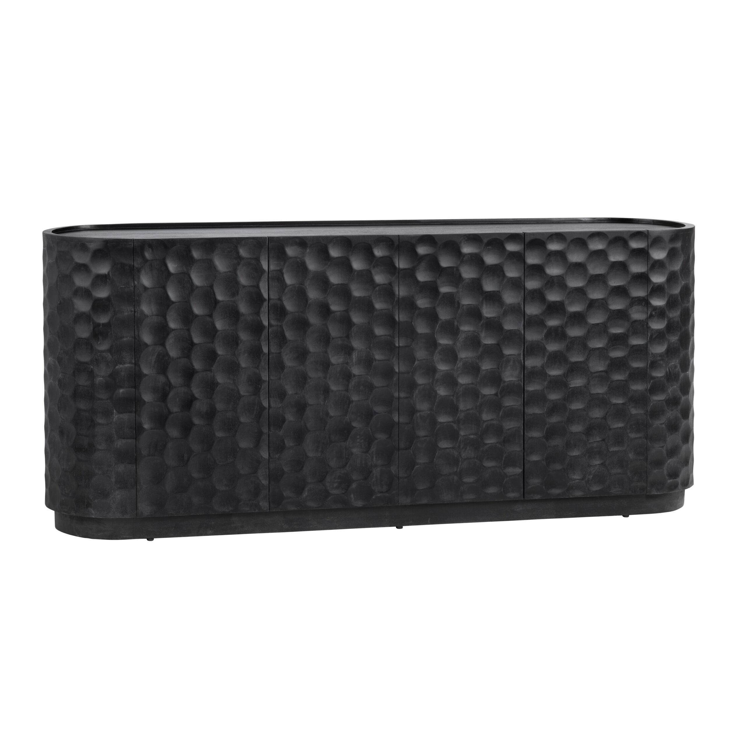 af2830b03aad8e279f0763cfbf393e61 Gibson Four-Door Sideboard (Black) - Image 1