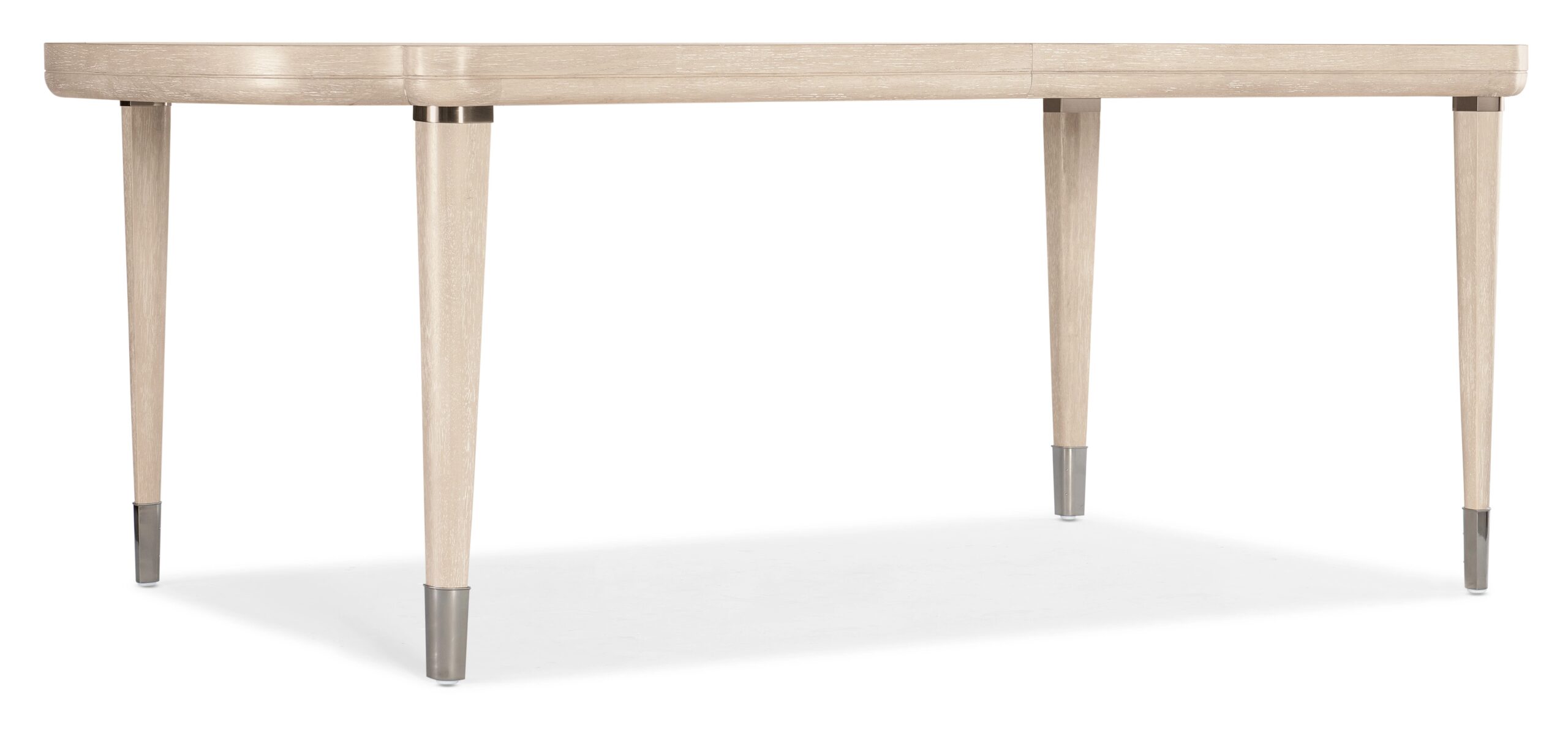 65ffbf151e113e4ad7b92774df380d3b Nouveau Chic Rectangle Dining Table with 1-22in Leaf - Image 1