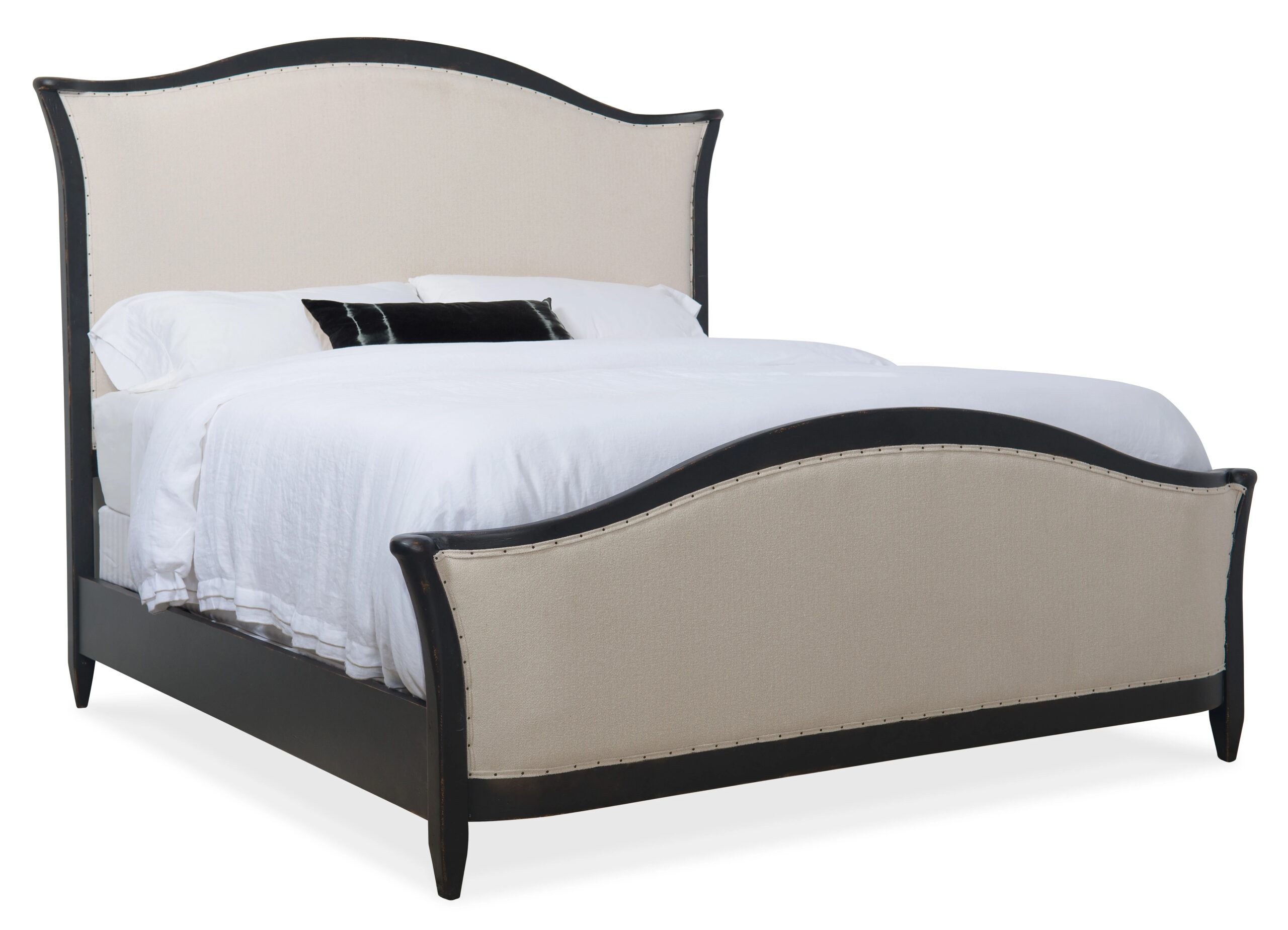fb8cef9be753b520930b264087a5a4fa Ciao Bella Cal King Upholstered Bed- Black - Image 1