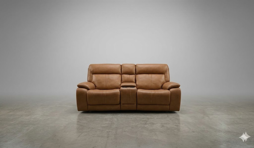 Kona Power Leather Loveseat