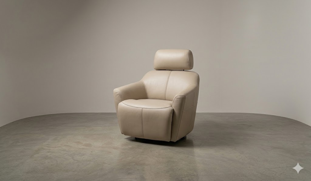 Bone Power Swivel Recliner